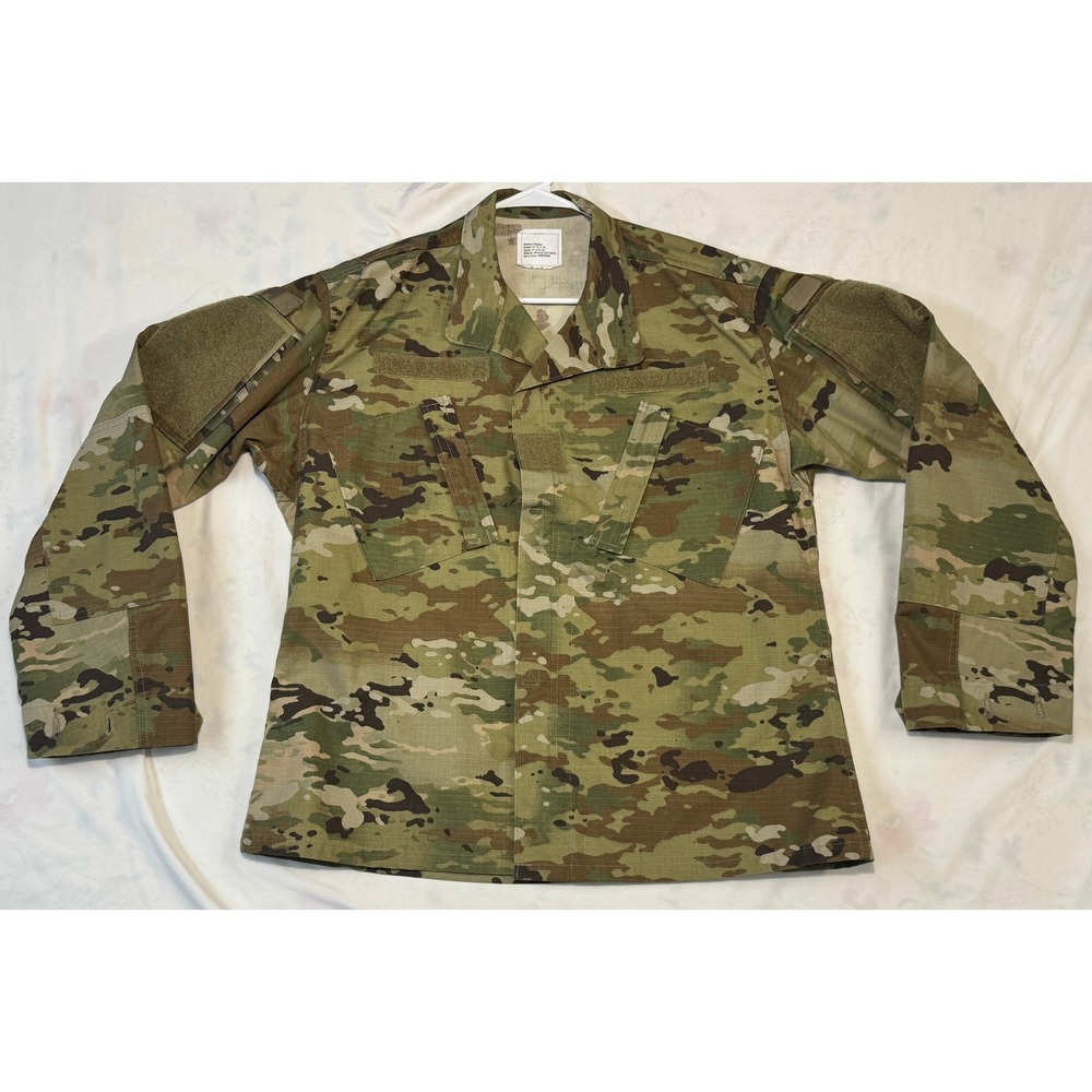 US Military OCP Multicam ACU Field Coat Jacket Medium Regular Permethrin Treated